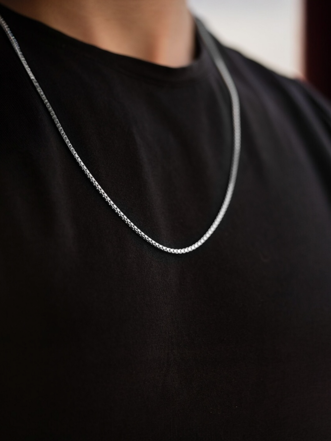 Pure Silver Popcorn Adjustable Sliding Chain - PSA Jewels