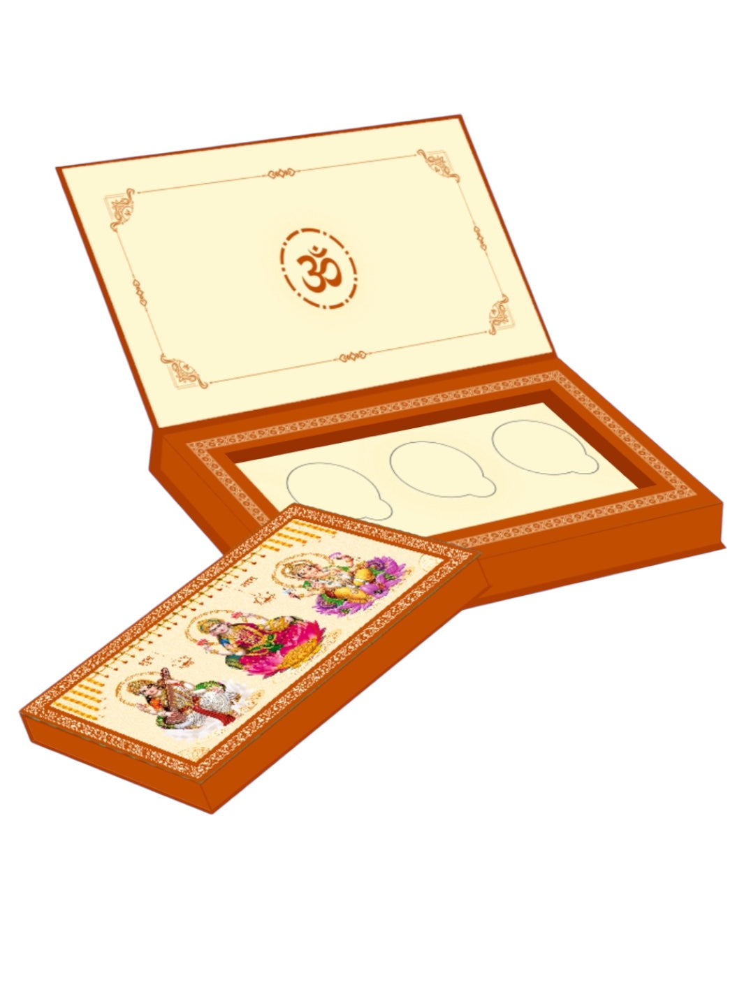 Trimurthi Special Combo Collection of Silver Coins in Unique Gift Box