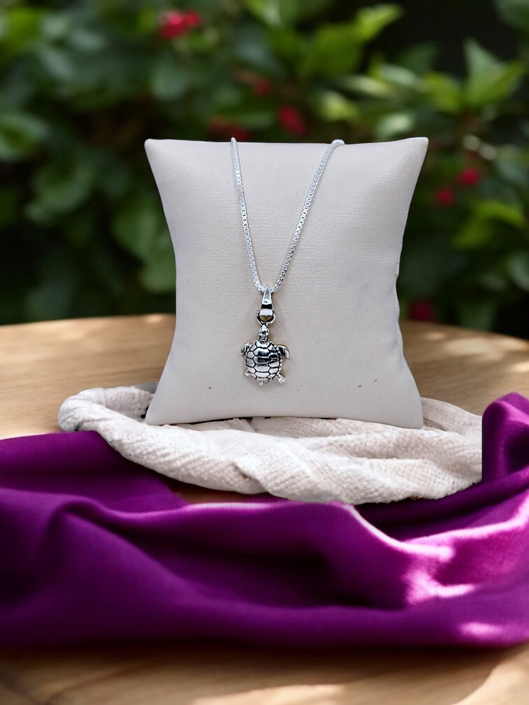 Tortoise Shaped Pendant with chain