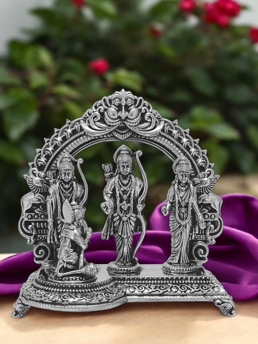 Pure Silver Ram Darbar Idol