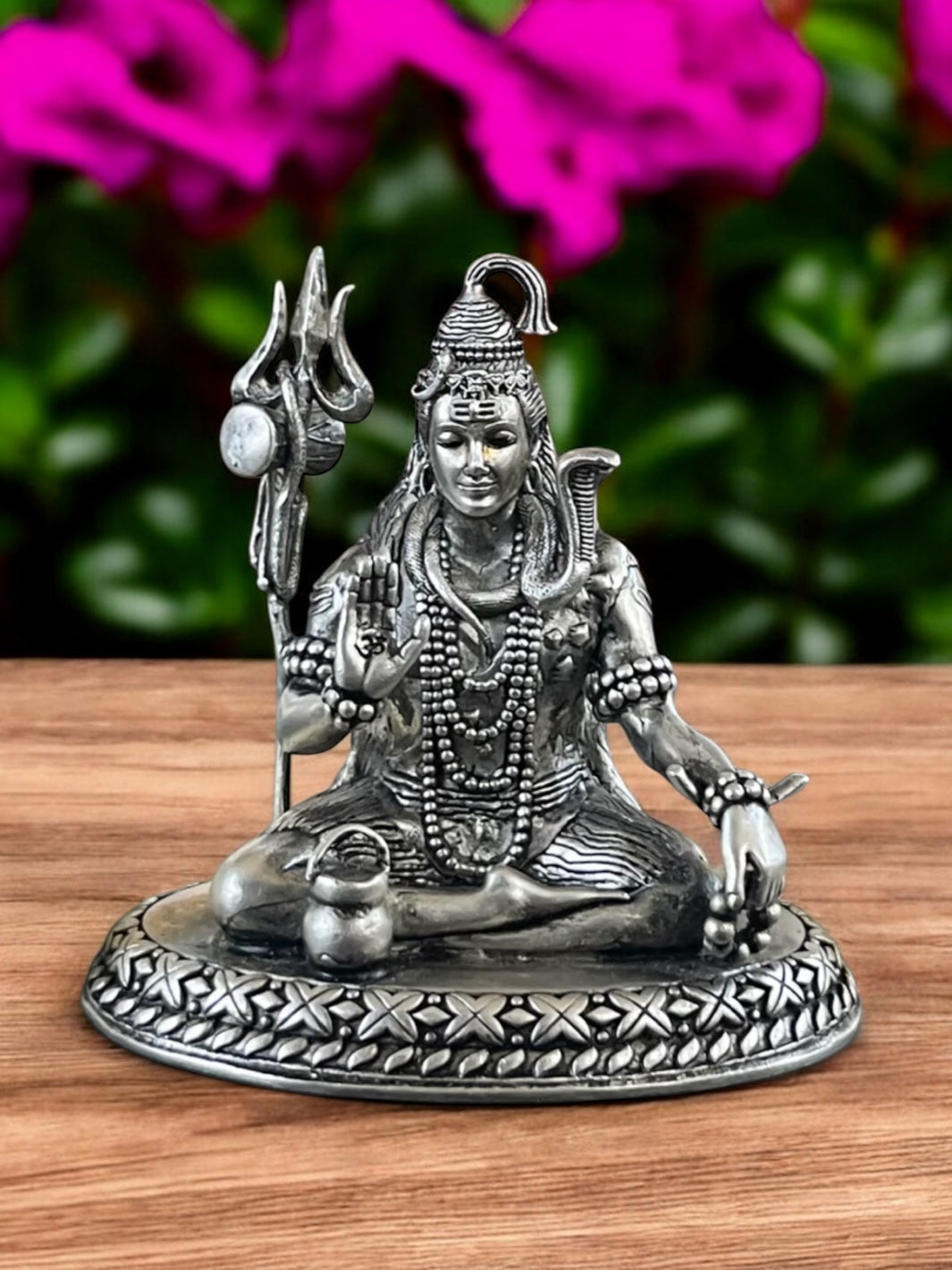 Pure Silver Antique Shivji Idol