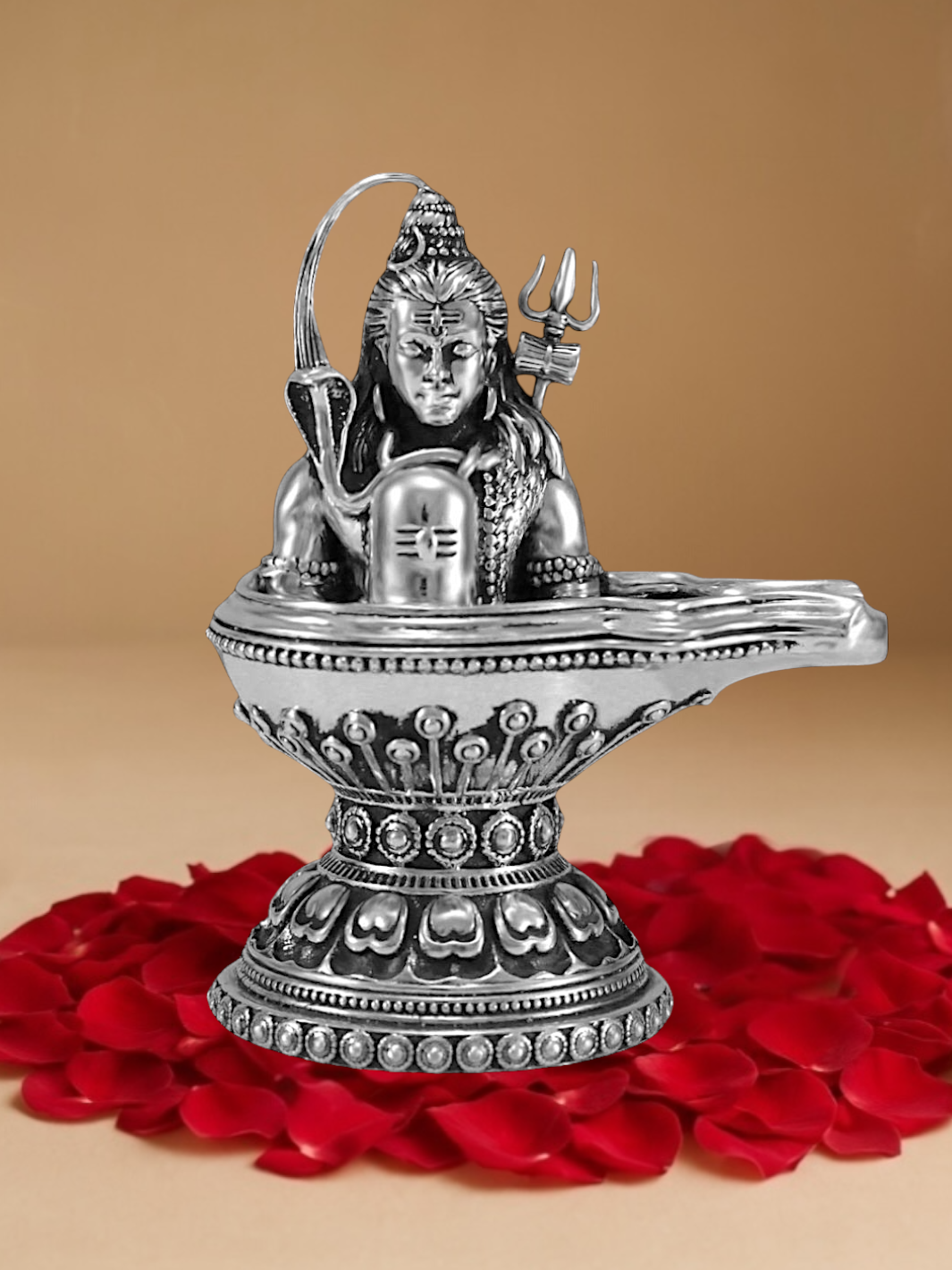 Pure Silver Shiva Lingum