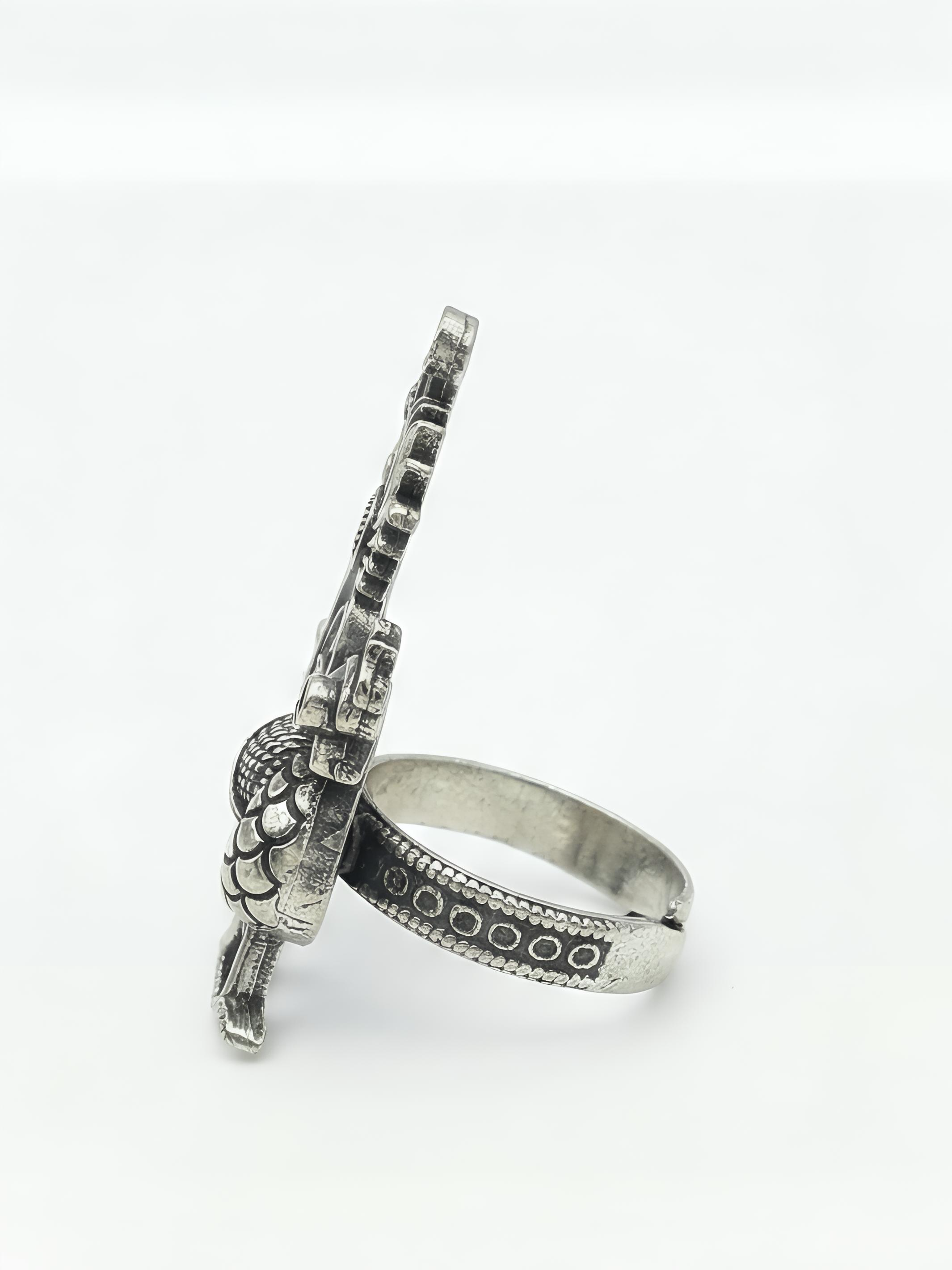 Pure Silver Bird Ring