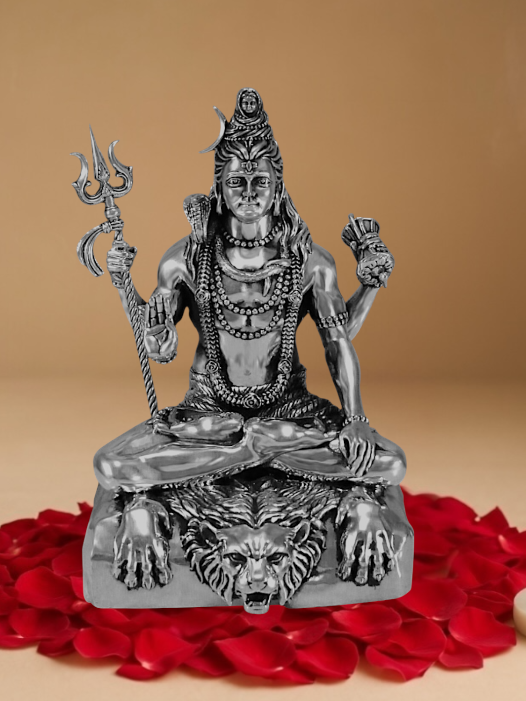 Pure Silver Shivji Idol