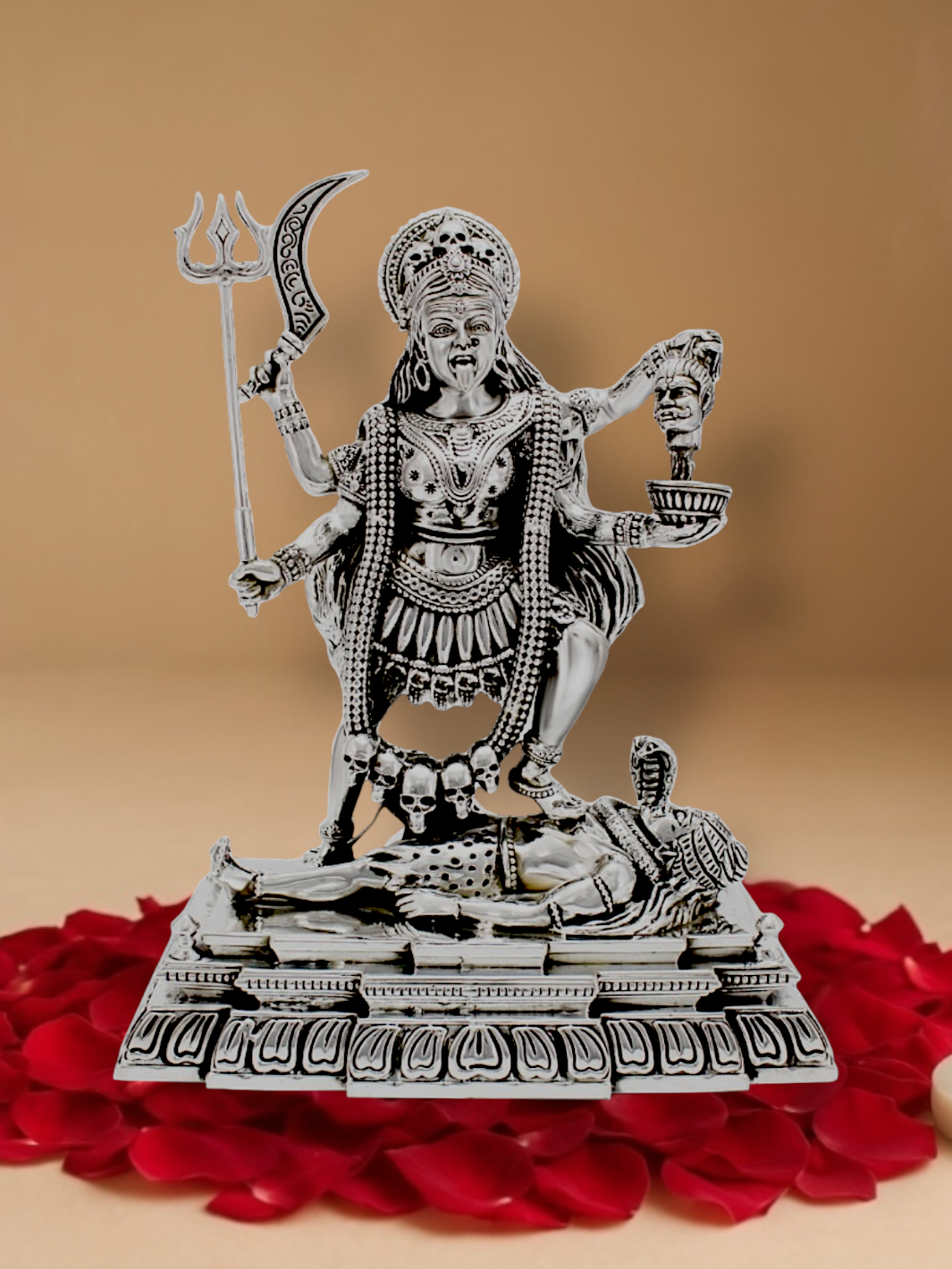 Pure Silver Maha Kali Idol