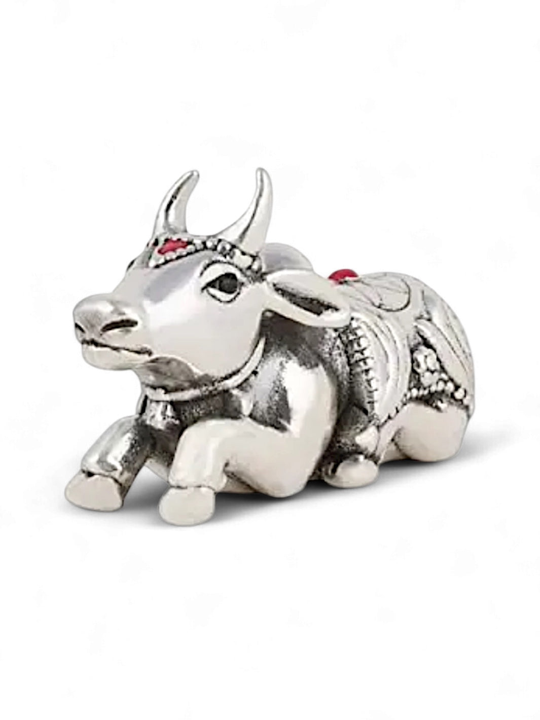 Pure Silver Antique Lord Shiva Lingam with Nandiji