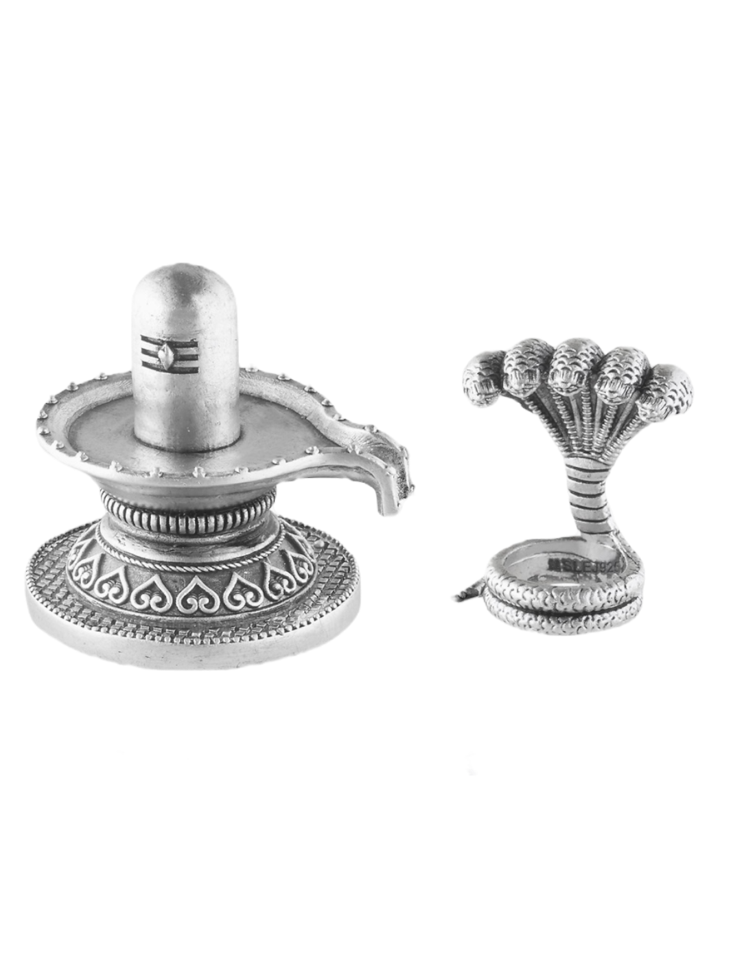 Pure Silver Lord Shiva Lingam with Nandiji - PSA Jewels
