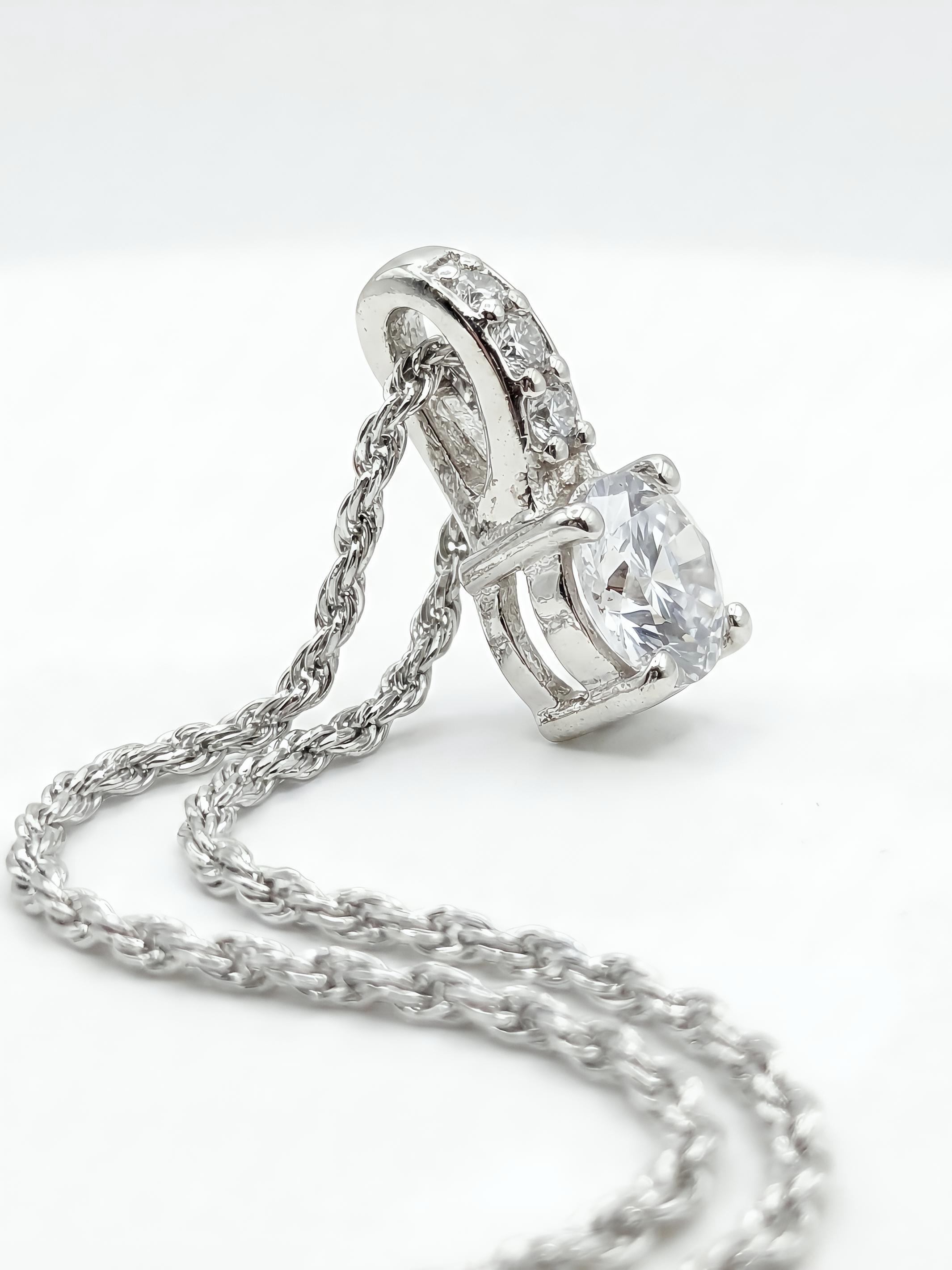 Sterling Silver Round Pendant