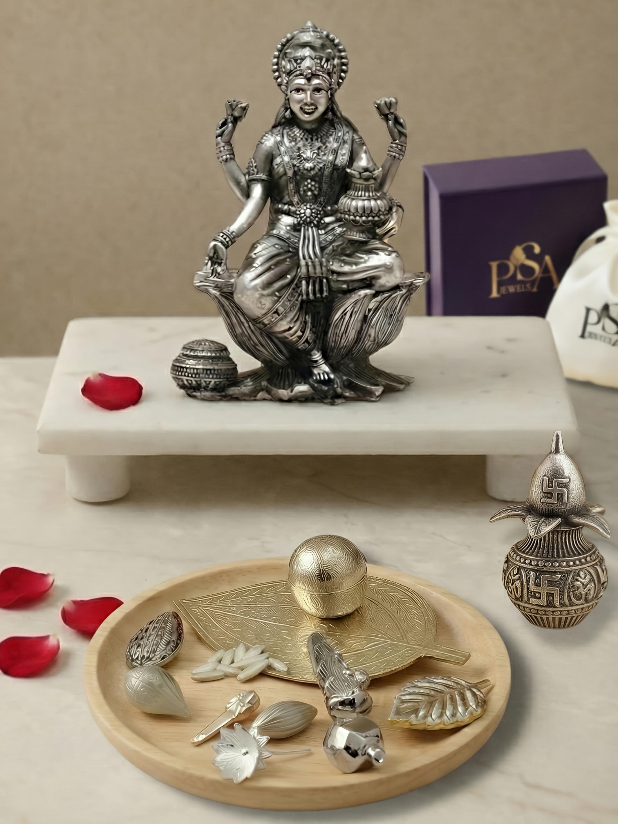 Lakshmi Pujan Pure Silver Hamper / Gift Box