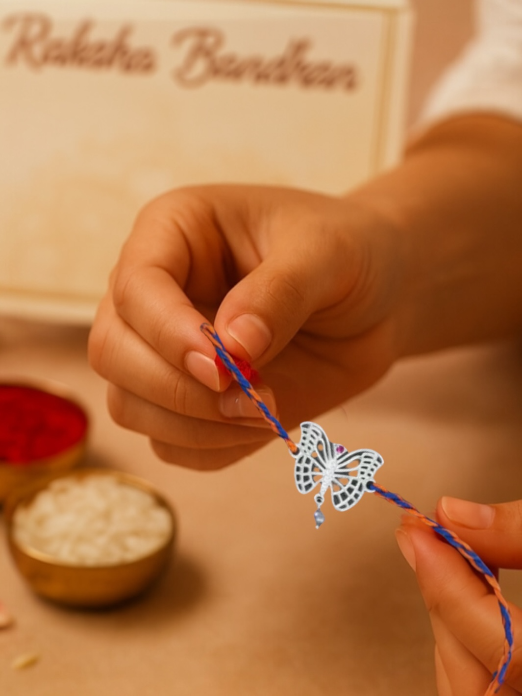 Special Butterfly Moli Rakhi