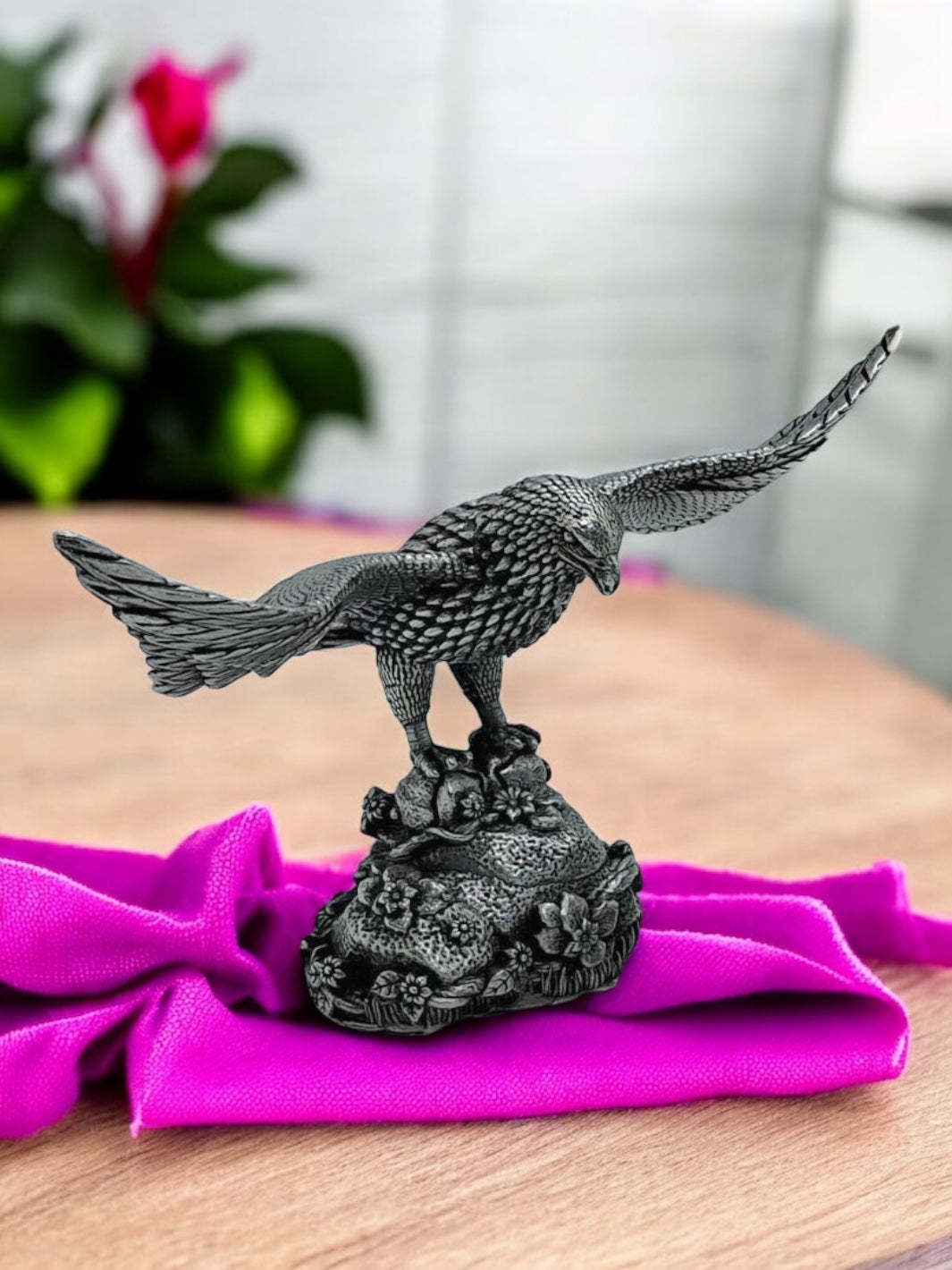 Pure Silver Eagle Idol