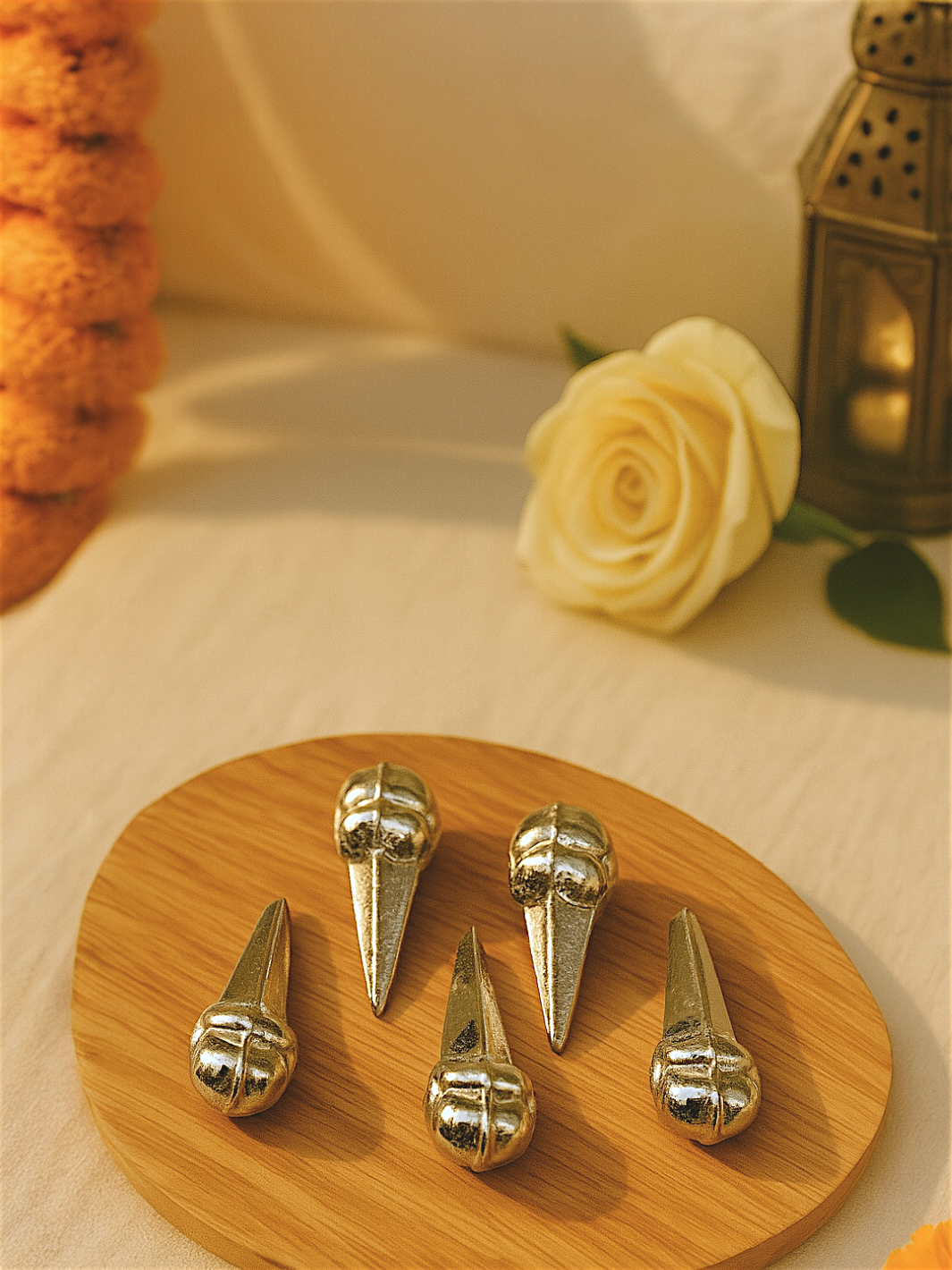 Silver Longe/ Cloves (10 pieces )