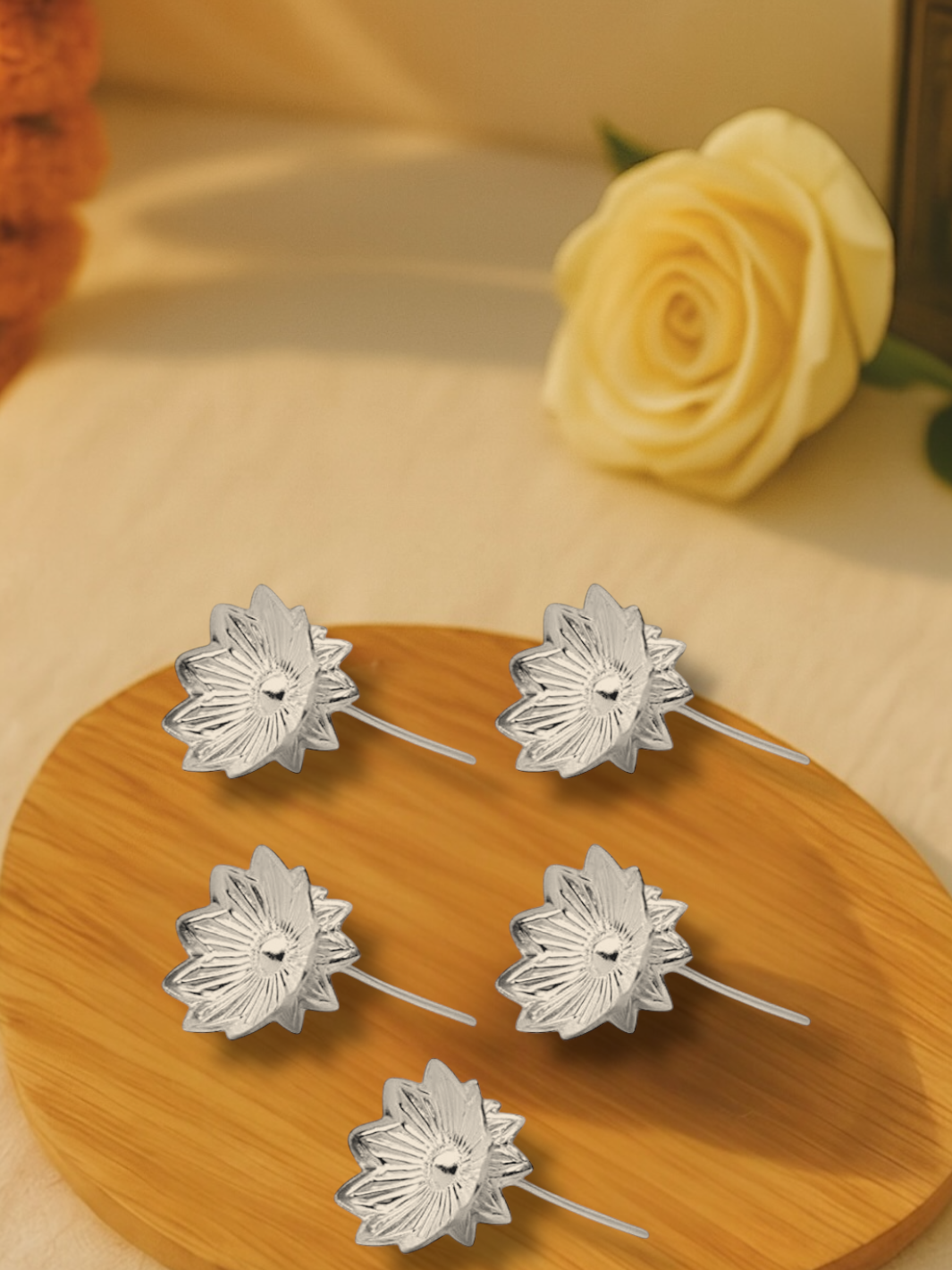 Pure Silver Lotus Flower