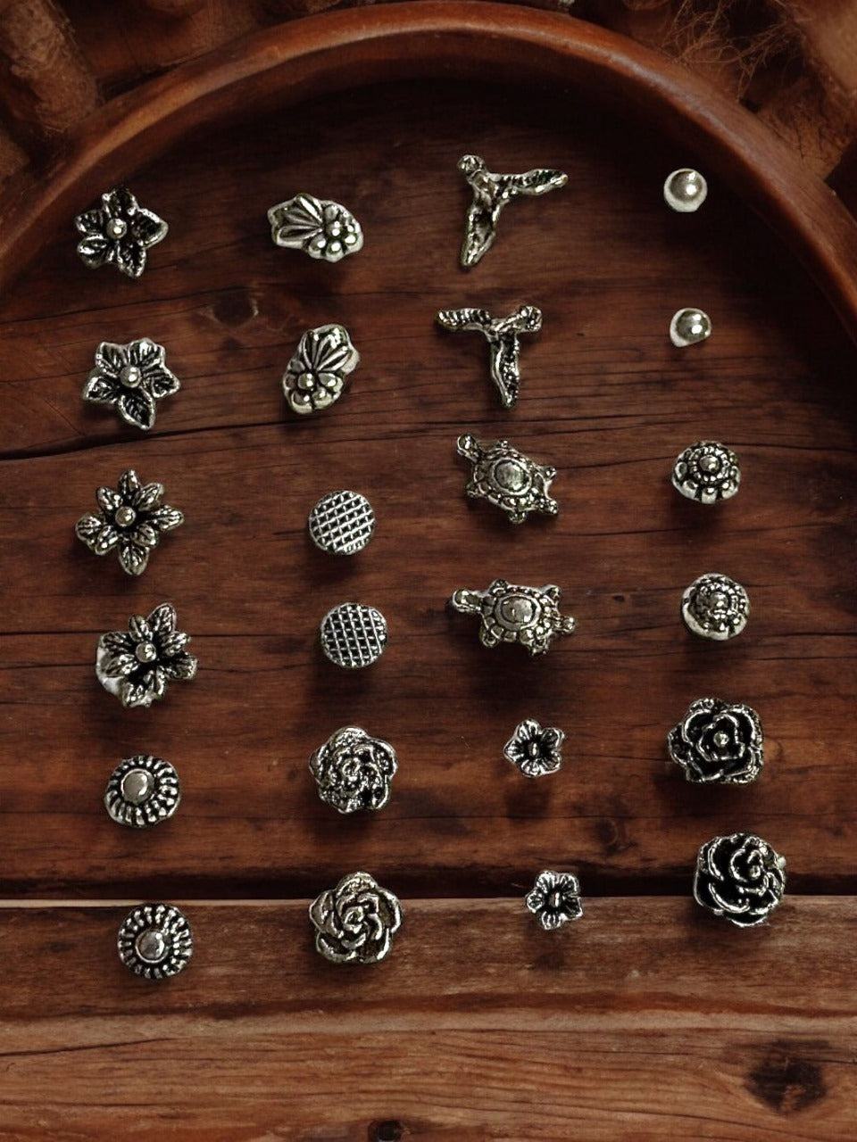 Silver Oxidized Earring - PSA Jewels